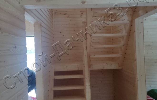 4 Каркасно-щитовой дом   Д-59, 6х6м, 69,8  М², Московская область, Раменский район, деревня  Малышево. (12)